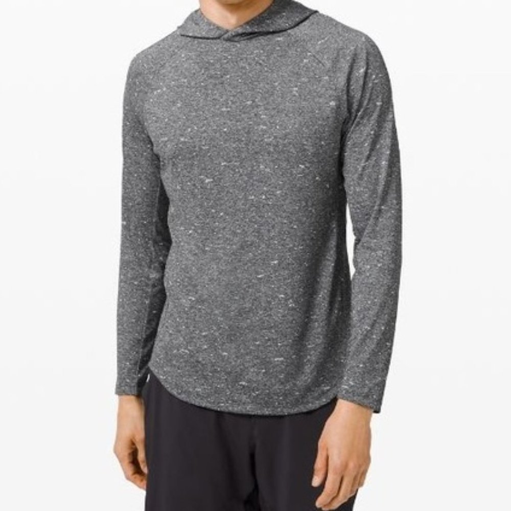 Lululemon Fresh Form Hoodie Gray & White Medium